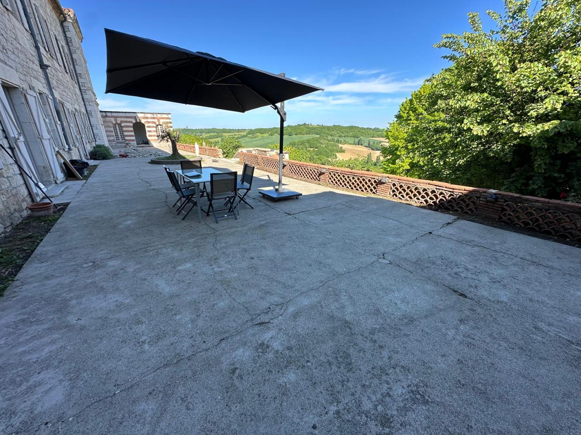 Bed and Breakfast Les Trois Terrasses Montpezat-de-Quercy Exteriér fotografie